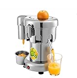 Electric Stainless Steel Juicer,110V 370W Commercial Juice Extractor,Heavy Duty Centrifugal Juicer Machin,Extractor Centrifugal Juice Making Machine,Vegetable Fruit Maker Squeezer Residue Separated