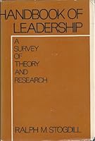 Handbook of leadership;: A survey of theory and research 002931660X Book Cover
