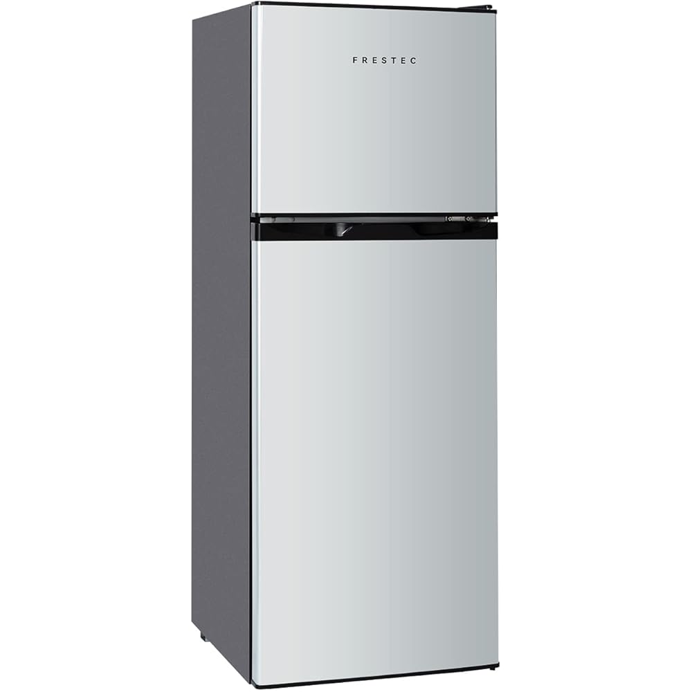 13/mo Finance Frestec 4.7 CU' Refrigerator, Mini Fridge with Freezer, Compact Refrigerator