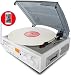 Boytone BT-37WT-C White Color Limited Edition 3-Speed Stereo Turntable, 2 Built-In Speakers, LCD Display, AM/FM Radio, USB/SD/AUX+ Cassette/MP3 & WMA Playback/Recorder/ Headphone Jack , Remote control