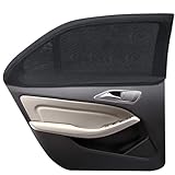 Protección Solar UV Máxima: Bloquea eficazmente los dañinos rayos del sol y reduce la temperatura del habitáculo, protegiendo a los niños y mascotas en el asiento trasero del calor excesivo y quemaduras