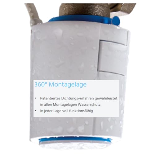 Thermischer Stellantrieb für Fußbodenheizung, 230V NC Thermoantrieb, für Uponor Provario Vario Plus Velta Kompakt Heizkreisverteiler, TA230