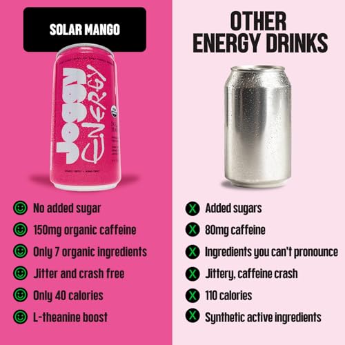 Image of Joggy Organic Energy Drink, Solar Mango 12pk (8.4oz)
