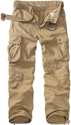 Men's BDU Casual Military Pants - Tactical Army Combat ACU Rip Stop Cargo Work Trousers with 8 Pocke...