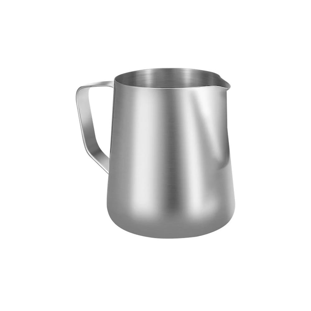 Aufschäumkrug mit präziser Skala, Edelstahl, 100 m, 350 ml, 600 ml, Dampfgaren, Latte-Barista-Werkzeug, Küche, Kaffeezubehör (600 ml mit Skala)