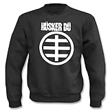 Textilhandel Hering Pullover - Hüsker Dü (Schwarz, XXL, xx_l)