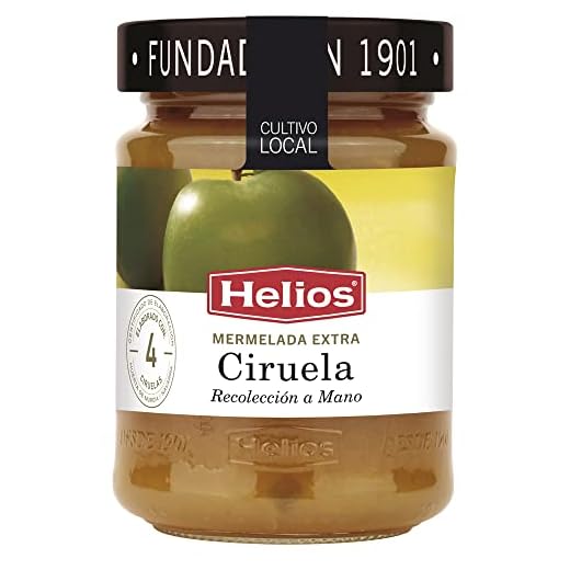 Helios Mermelada Extra Ciruela - 340 gr - , Pack de 6