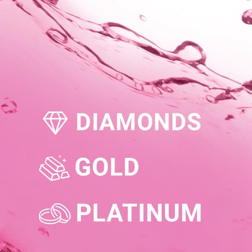 Clean + Care Fine Jewelry Cleaner – Professional Jewelry Cleaning Solution for Rings, Necklaces, Bracelets, Earrings & Watches – Gold, Silver, Diamond, Platinum Care | 24-Month Supply