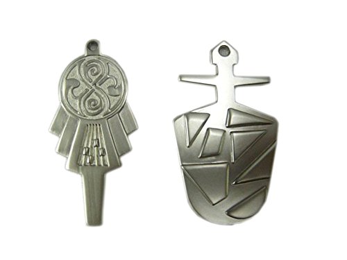 Clé du Tardis Doctor Who échelle 1:1 accessoire cosplay argenté