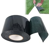 Kunstrasenband, Kunstrasen Klebeband, Kunstrasen Nahtband, 50mm x 5m Künstliches Grasband, Rasenteppich für Terrasse, Garten, Dach, Balkon, Eingangsbereich, Doppelseitig Selbstklebend