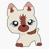 Lps Littlest Pet Shop Dog Vinyl Sticker Laptop Decal Waterproof 5'