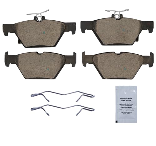 Image of HUSCH D1808 Rear Ceramic Brake Pads Kit Fit For Subaru Ascent 2019-2023, For Crosstrek 2019-2023, For Forester 2019-2023, For Legacy 2015-2023, For Outback 2015-2023, For WRX 2016-2022