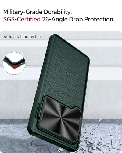 Coque fine pour Galaxy S25 Ultra avec support de visionnage et protège-objectif - 4
