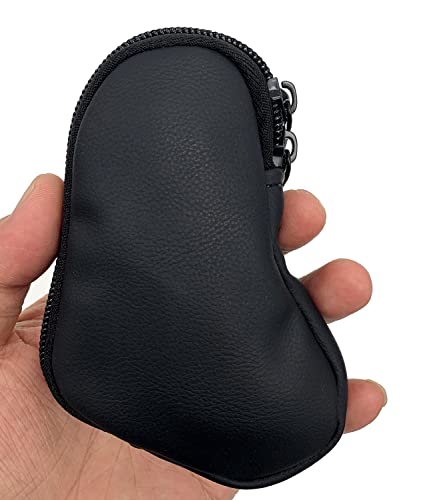Image of Wanty Neoprene Inhaler Case, Portable, L-Shaped, Zippered, Black, 5 inch x 3 inch (PU)