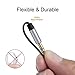 CableCreation Auxiliary Cable, [2-Pack 6FT] Flat 3.5mm Male to Male Srereo Audio Jack Cord Right Angle Compatible with Car,Home Stereos, Apple iPod iPhone iPad, Echo Dot&More,Black