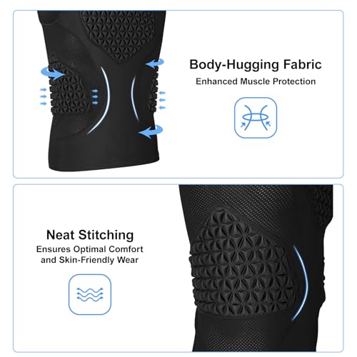 Youth Football Baseball Chest Protector, Padded Compression Shirt, Support Softball Rugby Lacrosse Heart Sternum Guard (Black)