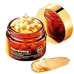 Deep Collagen Vitamin C Face Cream – Anti-Wrinkle Capsules Cream – Korean Moisturiser vitamin e capsules for face with Niacinamide & Vitamin E – Rejuvenating & Hydrating Gel Korean Skincare Care