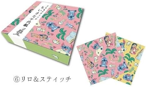 Amazon Co Jp リロ スティッチ ボックス入り和紙折り紙 リロ スティッチ ボックス入り和紙折り紙 1点 ホビー