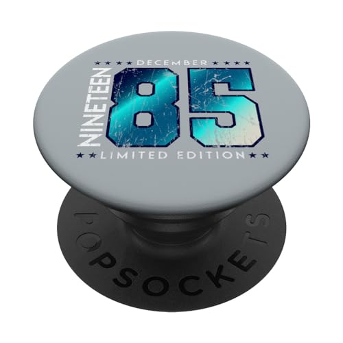 1985 diciembre mes año de nacimiento cumpleaños PopSockets PopGrip Intercambiable
