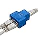 Produktbild COVVY RJ45 Splitter Adapter Buchse, RJ45 Splitter Adapter 1 bis 2 Dual Female Port Cat 5/Cat 6 LAN Netzwerk Ethernet Splitter Connector (1 Pcs, Blau)