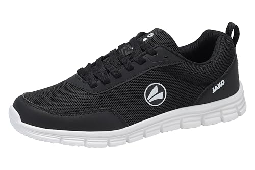 JAKO St.L Unisex J-ET AD Miller Sportschuh, Jet Black/White, 39 EU