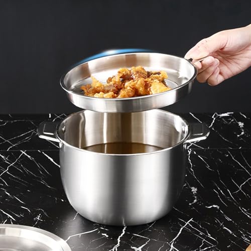 Recipiente de grasa inoxidable: evite goteos con su olla de 2 L 8