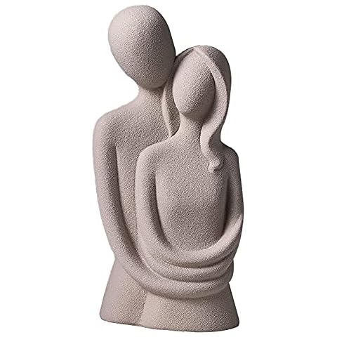 DASNTERED Escultura de Cerámica para Parejas Cover