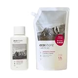 ecostore(エコストア) ランドリーリキッド 500mL + リフィルパック 1L 【ゼラニウム&オレンジ】 洗濯洗剤 洗剤 液体 植物由来 肌にやさしい 日本製