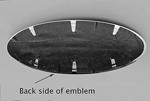 5 Inch Overlay Tailgate Metal Emblem Compatible With Ford Bronco Sport (Black, 5") #TOP4