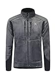 Trekking MONTURA Nordic Fleece Jacket Uomo MJAP30X 92 Colore Antracite Pile Tecnico Orsetto Ideale per attività Outdoor Invernali Come Trekking Alpinismo Escursioni S