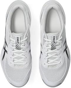 ASICS Tênis de vôlei masculino Gel-Rocket 12, Branco/preto, 13