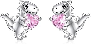 VONALA Animals Stud Earrings 925 Sterling Silver Animal Earrings Hypoallergenic Jewellery Valentine's Day Birthday Christmas Gifts for Her Women Teen Girls