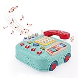 baby telefoniert wie mama 🔨Whack A Mole Game: Interessantes Whack A Mole-Spiel, bei dem 5 stufen eingestellt werden, wenn das licht an ist, drücken sie diese taste, um die Hand-Auge-Koordinationsfähigkeit des Babys effektiv zu trainieren.