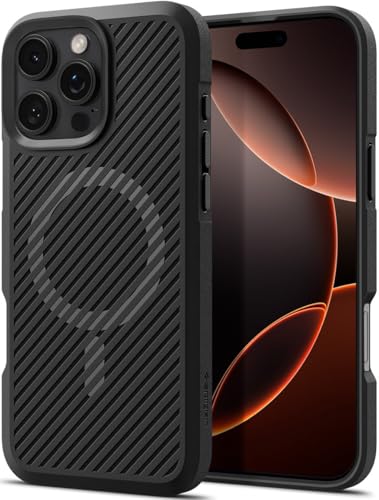 Spigen Core Armor MagFit for iPhone 16 Pro Max case cover (2024) MagSafe compatible - Matte Black