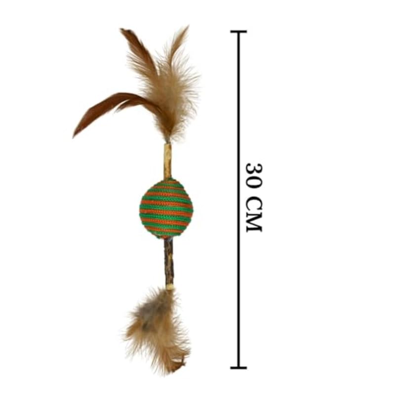 cature-Care-by-Nature-Feather-Cat-ToyCat-Feather-Toys-Kitten-Toys-Cat-BallsSoft-Feather-Plush-Furry-Funny-Toy-For-Chasing-Exercise-Playing-TrainingCat-Toys-For-Indoor-CatsPack2