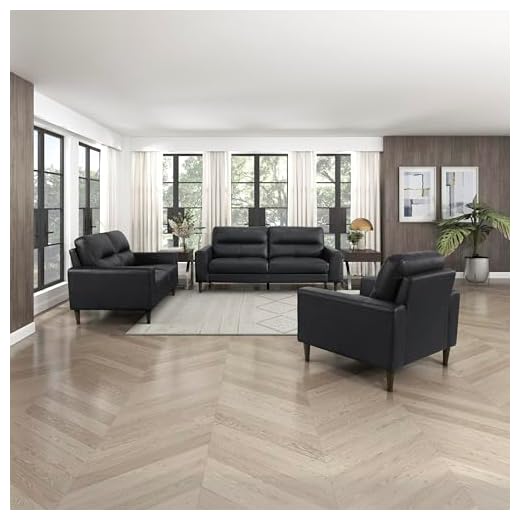 Lexicon 3 Piece Living Room Furniture Set