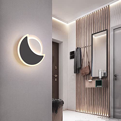 Lámpara de pared con forma de luna de 15W regulable para interiores 3