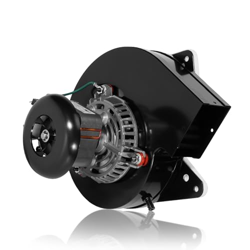 loosoo A157/A182 Furnace Draft Inducer Blower Fan Motor Fit for Jakel J238-112-11128/J238-112-11258 Goodman B1859005/B1859005S, 60HZ 1.7A 115V 2000RPM