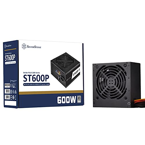 SilverStone ST600P, 80 PLUS 230V EU 600W ATX power supply, SST-ST600P