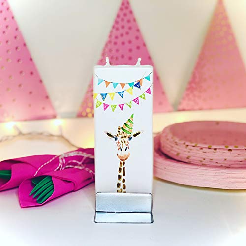 Flatyz Happy Birthday Giraffe Candle #TOP1