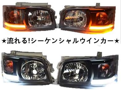 200系 ヘッドライト インナーブラック 【レヴォーグ】 流れる!シーケンシャルウインカー