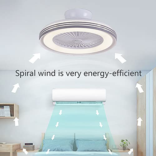 Ventilateur de plafond avec lampe LED 50cm et télécommande pour salon - 7