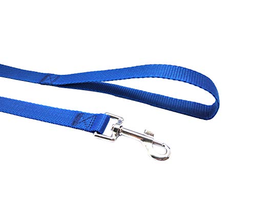 Nylon Training Dog Leash for Small Medium Large Dogs, 15ft 20ft 30ft 50ft Long Leash Dog/Puppy Lead for Obedience Recall Training, Camping (20ft, Blue) - Thumbnail 4