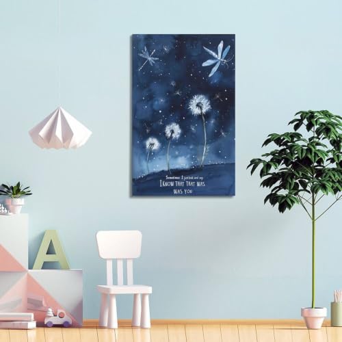 Toile Midnight Dragonfly Memory 01 sublimez un mur vide de salon - 4