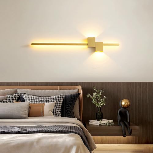 Aplique lineal moderno de barra LED con 3 modos de color para iluminación interior de salones 4