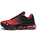 Men's Air Running Shoes Non Slip Workout Casual Sport Shoes for Men Basketball Sneakers Fashion Tennis Sport Fitness Cross Trainers Red