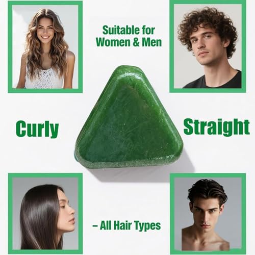 Shampoing solide croissance et volume aux acides aminés 3 pièces