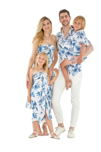 Image of Hawaii Hangover Family Matching Hawaiian Clothes, Day Dream Bloom | Family matching Hawaiian outfits, Day Dream Bloom, lightweight rayon, machine washable, tropical floral print, luaus, cruises