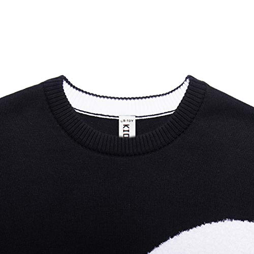 Image of Kid Nation Girls Sweaters Cotton Cute Kids Sweater Crew Neck Holiday Pullover