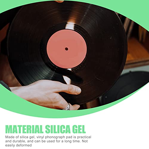 Supvox Vinyl Schallplatten Spieler Pad Antistatische Silikon Matte Für Plattenspieler Schutzunterlage Für Schallplatten Kosten-effektives Zubehör Für Stabile Nutzung
